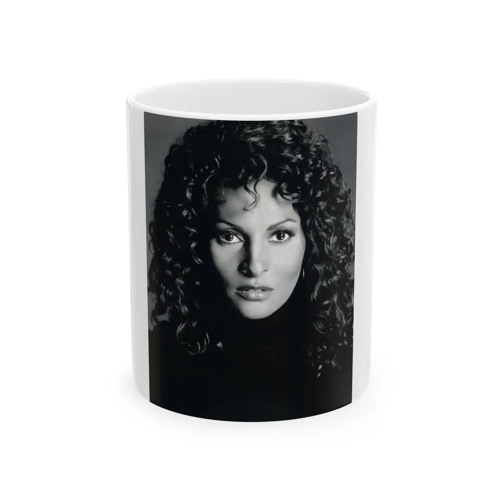 Pam Grier #27 (Vintage Female Icon) White Coffee Mug-11oz-Go Mug Yourself