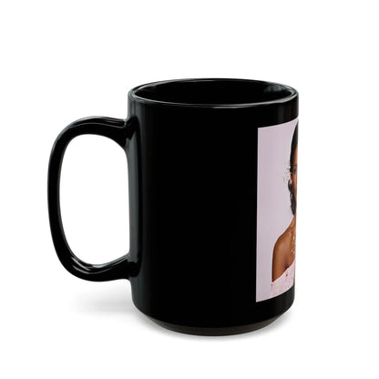 Pam Grier #28 (Vintage Female Icon) Black Coffee Mug-Go Mug Yourself