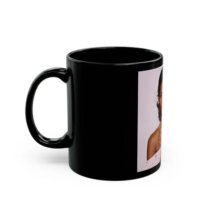 Pam Grier #28 (Vintage Female Icon) Black Coffee Mug-Go Mug Yourself