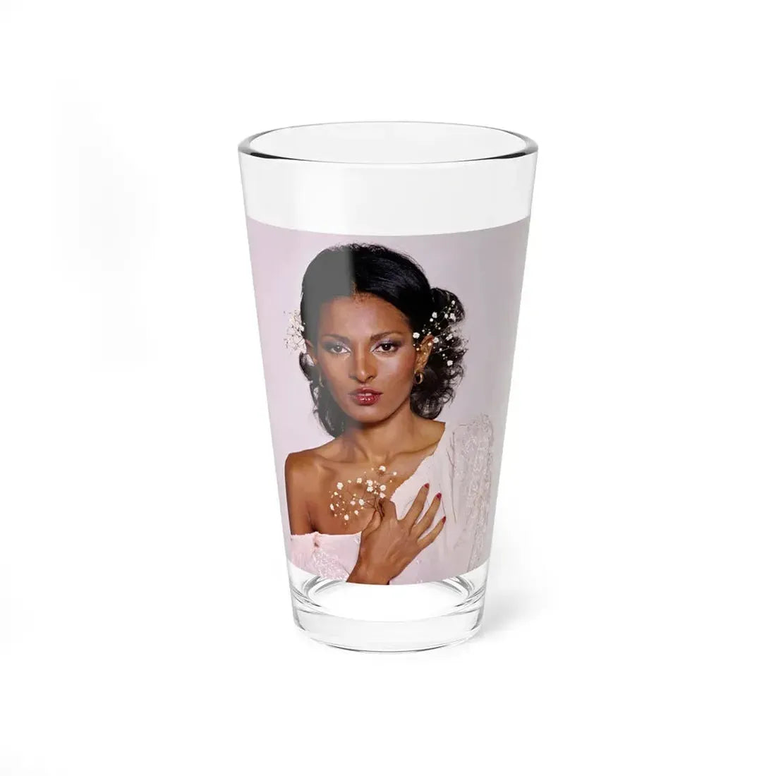 Pam Grier #28 (Vintage Female Icon) Pint Glass 16oz 16oz - Go Mug Yourself