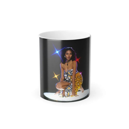 Pam Grier #29 (Vintage Female Icons) Color Changing Mug 11oz-11oz-Go Mug Yourself