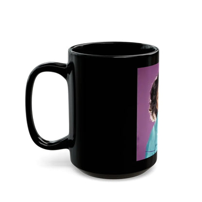 Pam Grier #32 (Vintage Female Icon) Black Coffee Mug-Go Mug Yourself