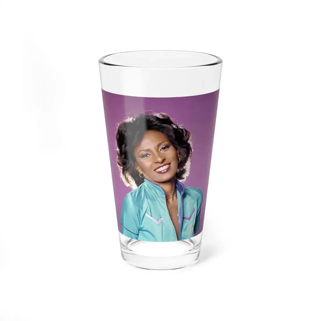 Pam Grier #32 (Vintage Female Icon) Pint Glass 16oz 16oz - Go Mug Yourself
