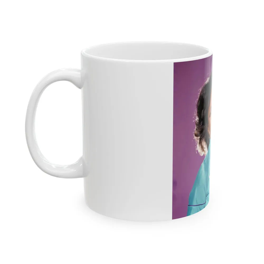 Pam Grier #32 (Vintage Female Icon) White Coffee Mug-Go Mug Yourself