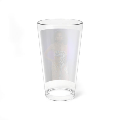 Pam Grier #33 (Vintage Female Icon) Pint Glass 16oz-Go Mug Yourself