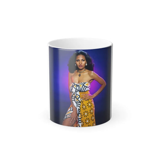 Pam Grier #33 (Vintage Female Icons) Color Changing Mug 11oz-11oz-Go Mug Yourself