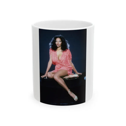 Pam Grier #34 (Vintage Female Icon) White Coffee Mug-11oz-Go Mug Yourself