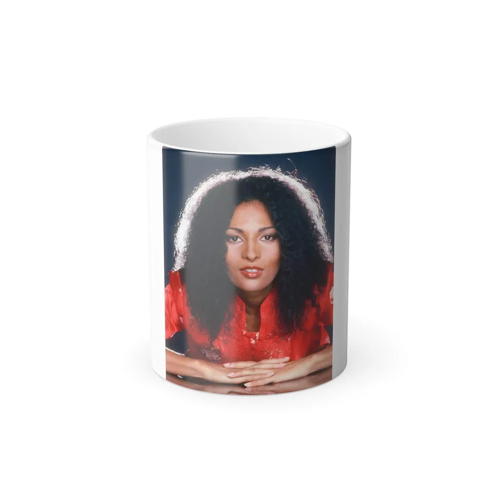 Pam Grier #35 (Vintage Female Icons) Color Changing Mug 11oz-11oz-Go Mug Yourself