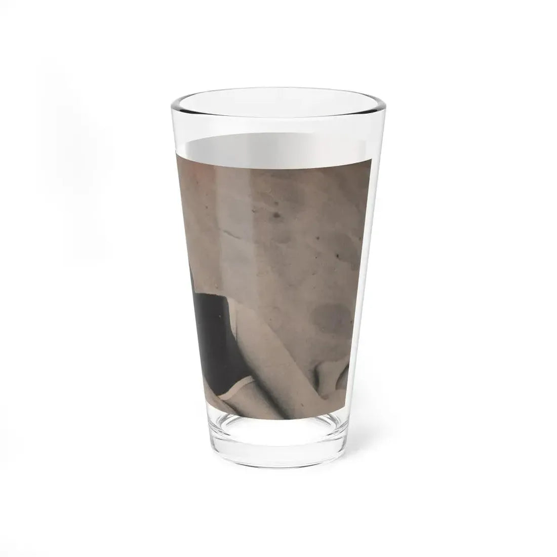 Pamela Duncan #20 - Night and Day Oversized Mag. Feb. '55 - 1 Cropped B&W Photo (Vintage Female Icon) Pint Glass 16oz - Go Mug Yourself