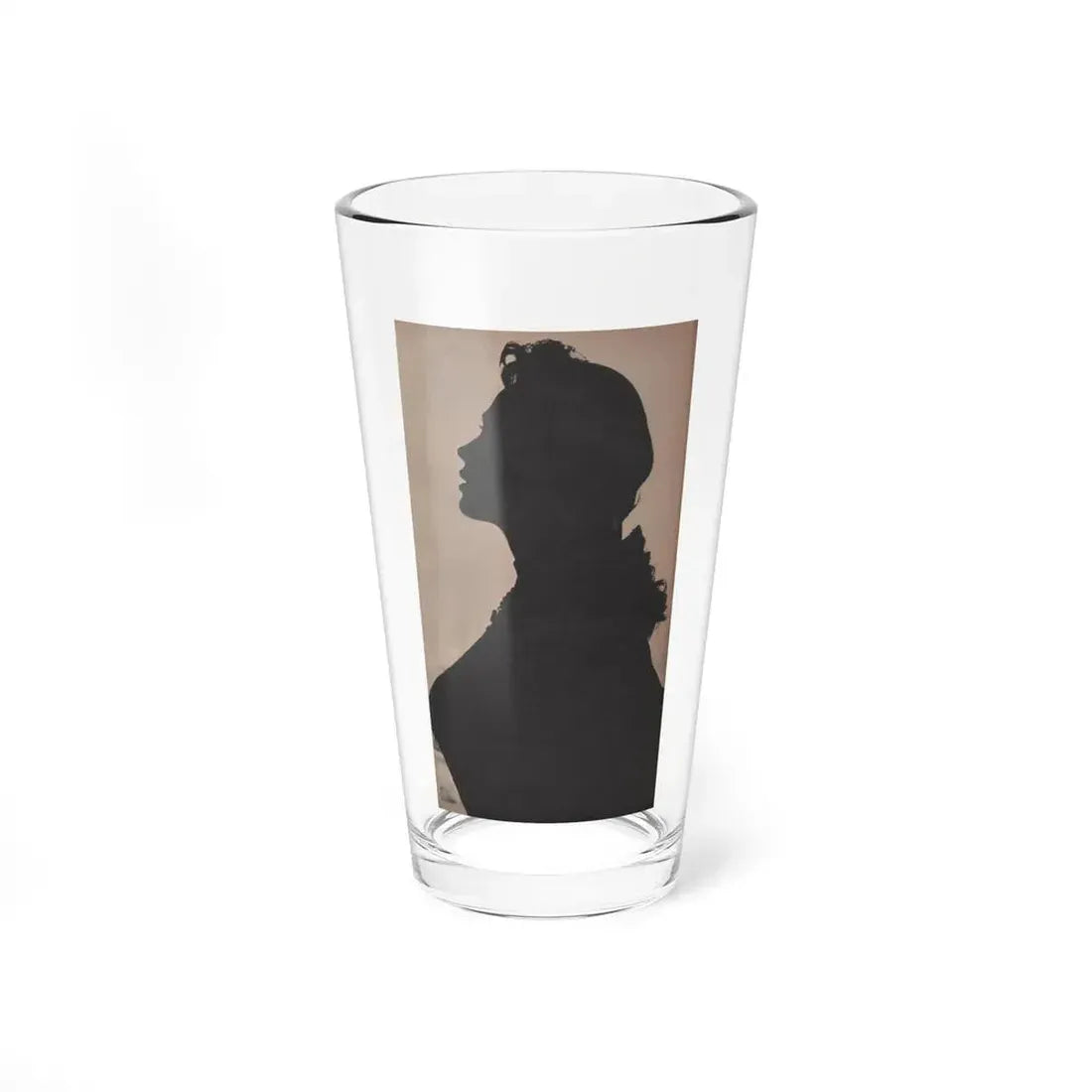 Pamela Duncan #22 - Night and Day Oversized Mag. Feb. '55 - 1 Cropped B&W Photo (Vintage Female Icon) Pint Glass 16oz 16oz - Go Mug Yourself