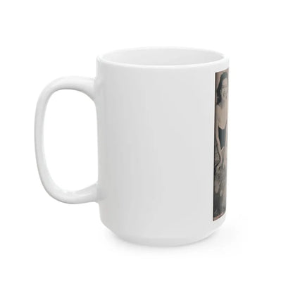 Pamela Duncan #23 - PHOTO Digest Mag. March '55 - 1 B&W Photo (Vintage Female Icon) White Coffee Mug - Go Mug Yourself