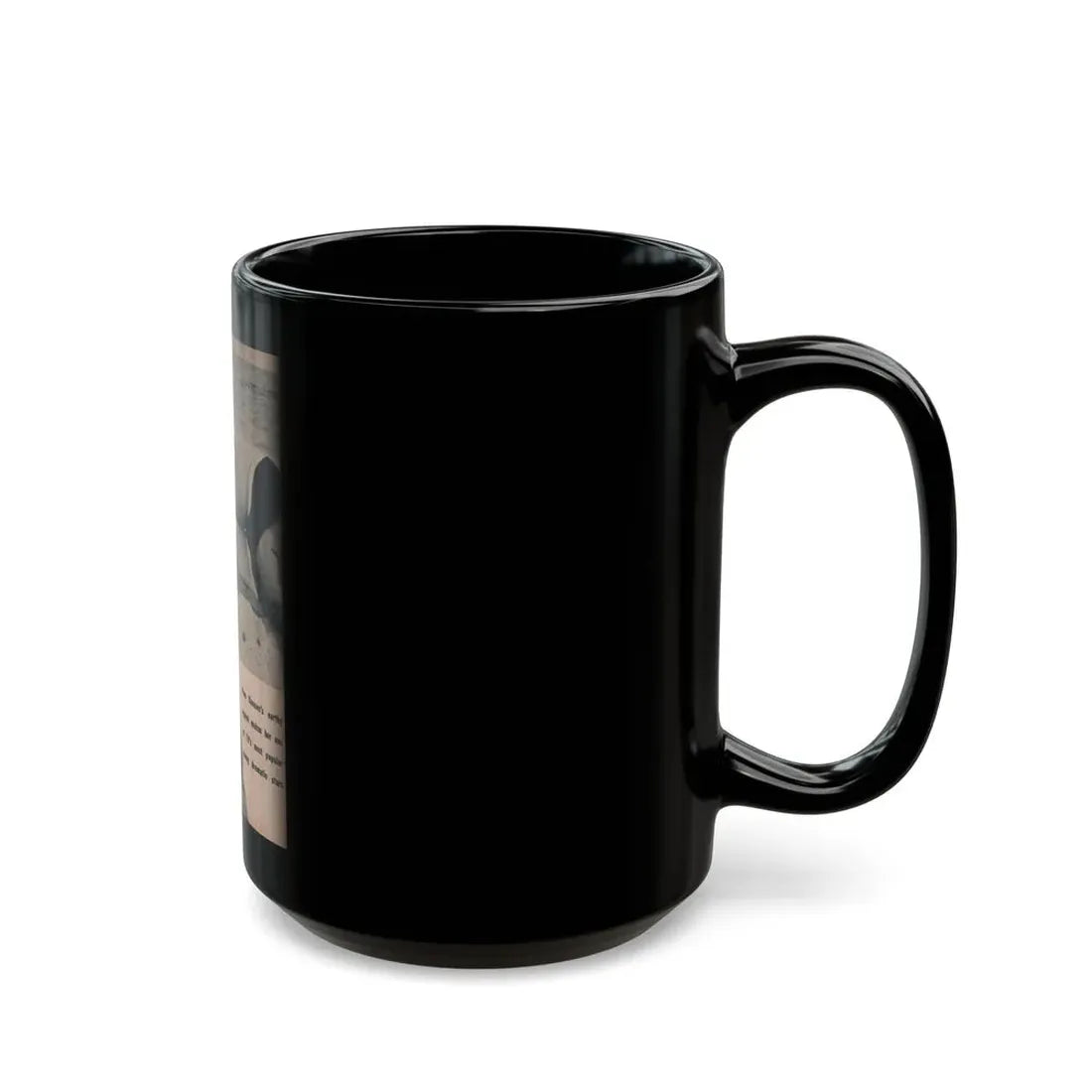 Pamela Duncan #24 - PHOTO Digest Mag. March '55 - 1 B&W Photo (Vintage Female Icon) Black Coffee Mug - Go Mug Yourself