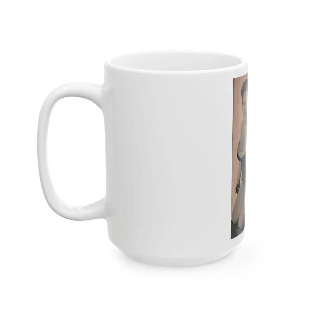 Pamela Duncan #24 - PHOTO Digest Mag. March '55 - 1 B&W Photo (Vintage Female Icon) White Coffee Mug - Go Mug Yourself