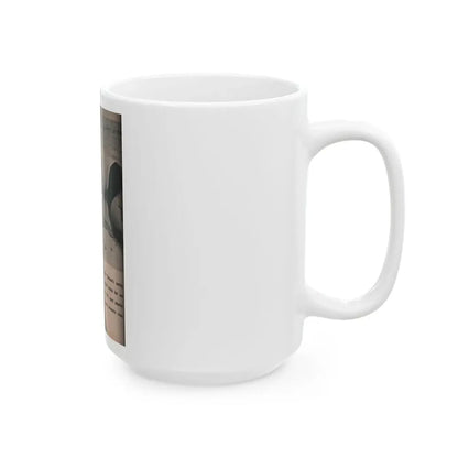 Pamela Duncan #24 - PHOTO Digest Mag. March '55 - 1 B&W Photo (Vintage Female Icon) White Coffee Mug - Go Mug Yourself