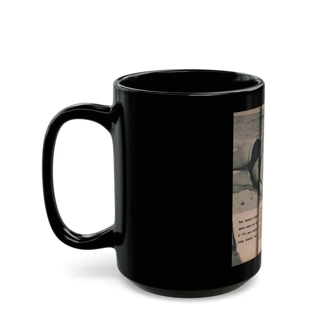 Pamela Duncan #26 - PHOTO Digest Mag. March '55 - 2 B&W Photos & Short Article (Vintage Female Icon) Black Coffee Mug - Go Mug Yourself