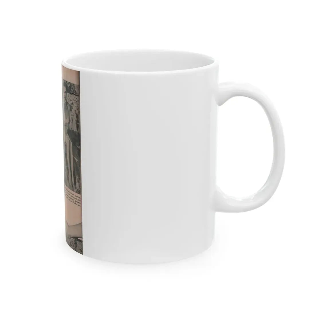 Pamela Duncan #28 - PHOTO Digest Mag. March '55 - 2 B&W Photos (Vintage Female Icon) White Coffee Mug - Go Mug Yourself