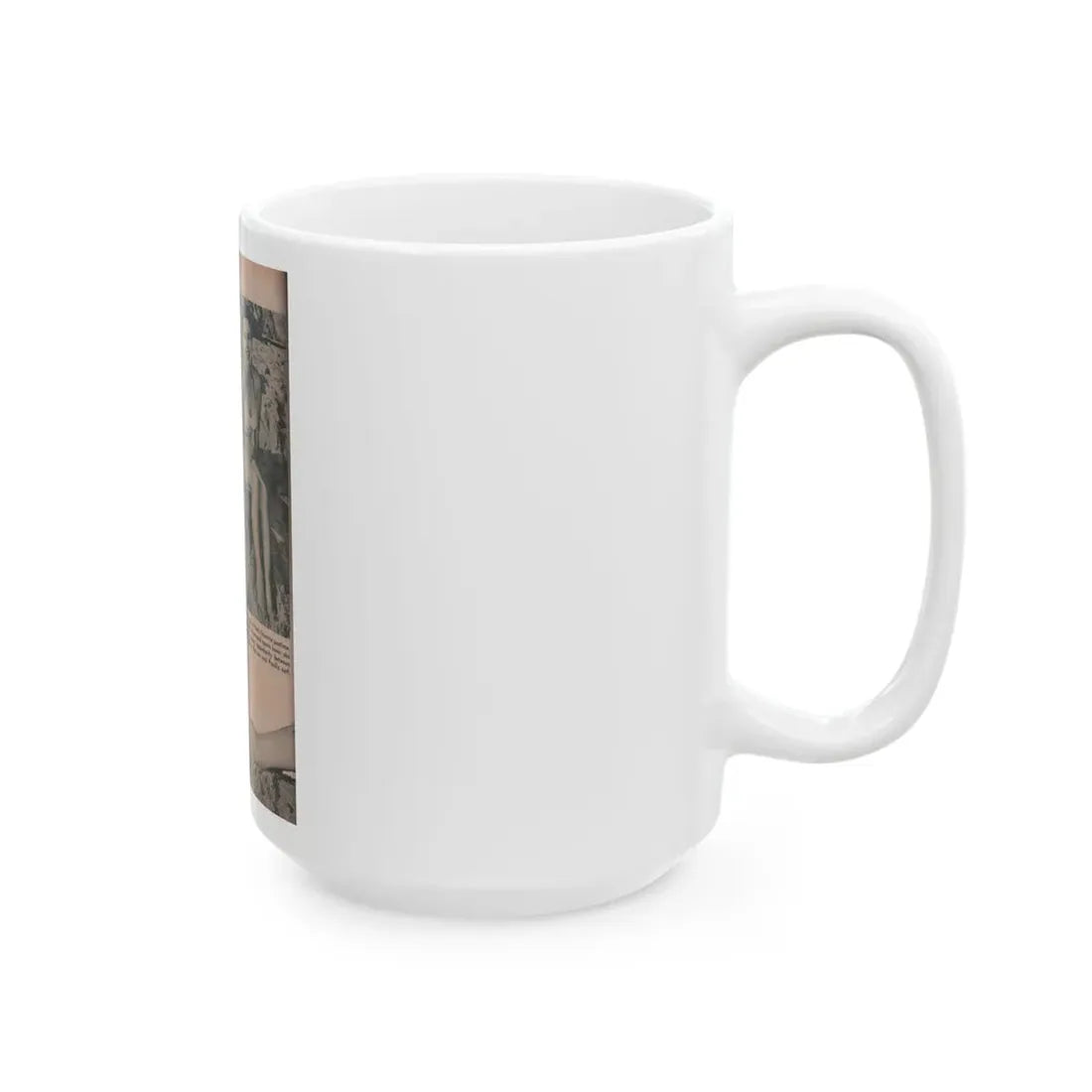 Pamela Duncan #28 - PHOTO Digest Mag. March '55 - 2 B&W Photos (Vintage Female Icon) White Coffee Mug - Go Mug Yourself