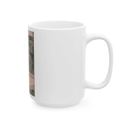 Pamela Duncan #28 - PHOTO Digest Mag. March '55 - 2 B&W Photos (Vintage Female Icon) White Coffee Mug - Go Mug Yourself