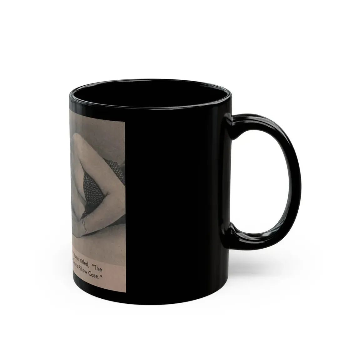 Pamela Duncan #31 - GALA Mag. March '56 - 1 Small B&W Photo (Vintage Female Icon) Black Coffee Mug - Go Mug Yourself