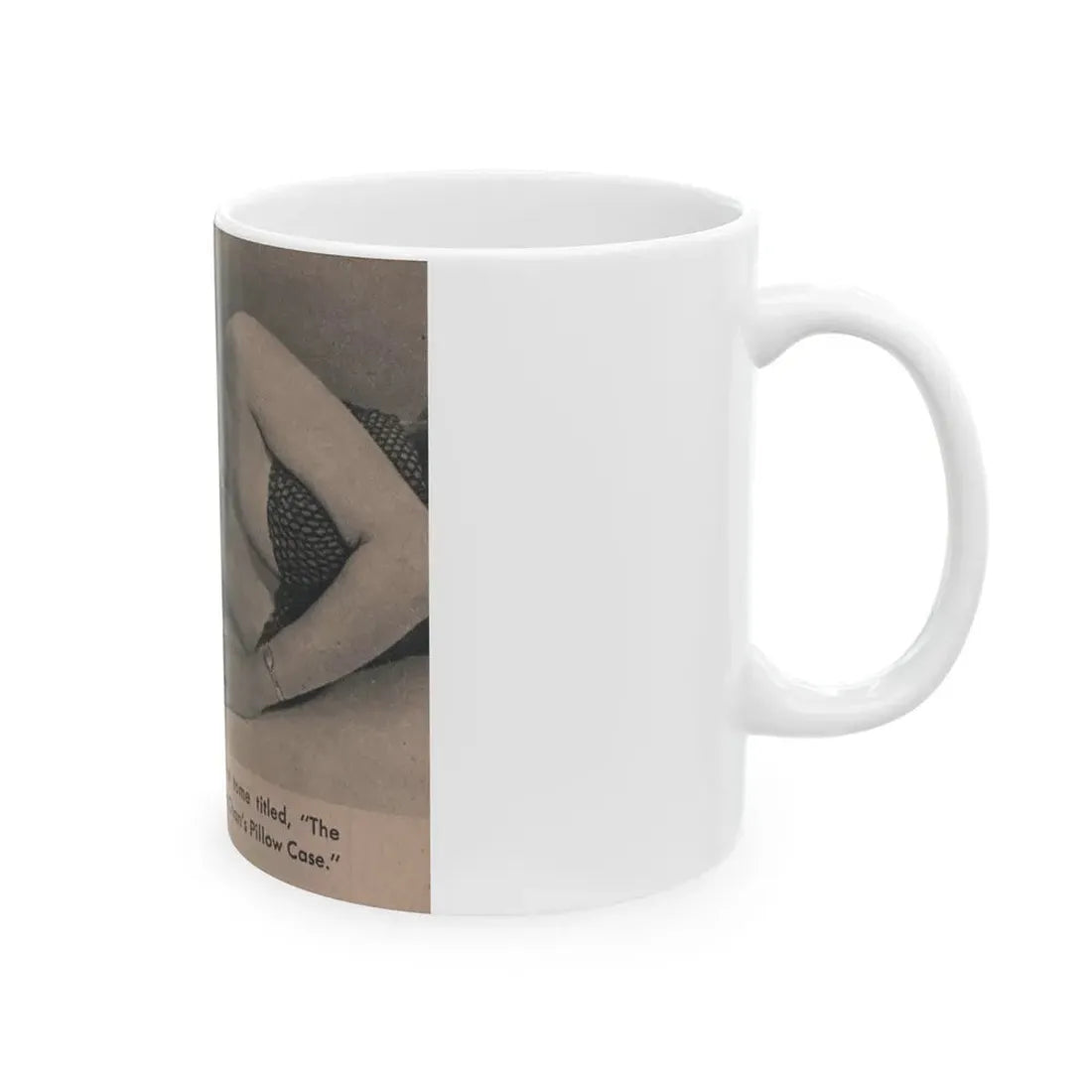 Pamela Duncan #31 - GALA Mag. March '56 - 1 Small B&W Photo (Vintage Female Icon) White Coffee Mug - Go Mug Yourself