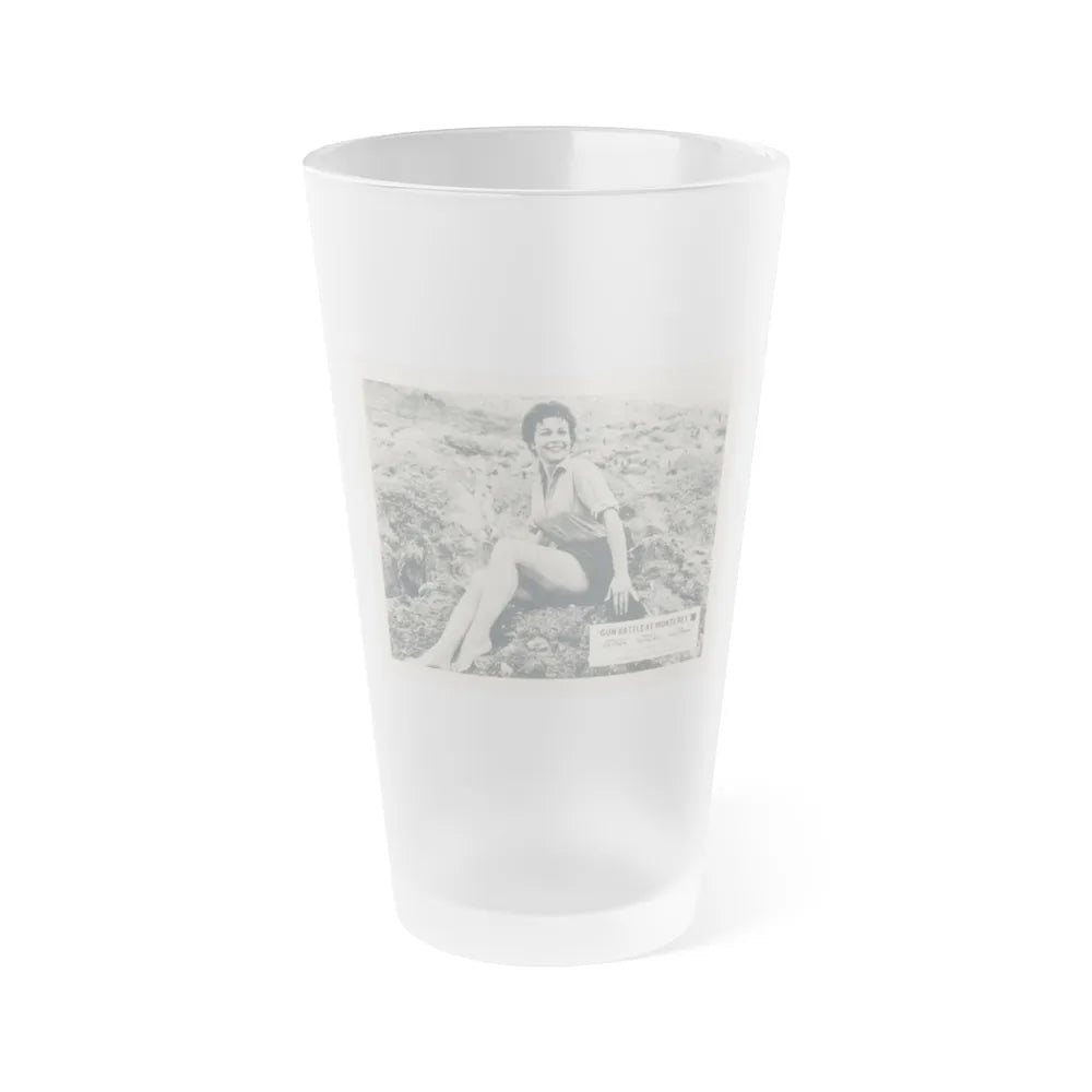 Pamela Duncan #33 (Vintage Female Icon) Frosted Pint Glass 16oz-16oz-Frosted-Go Mug Yourself