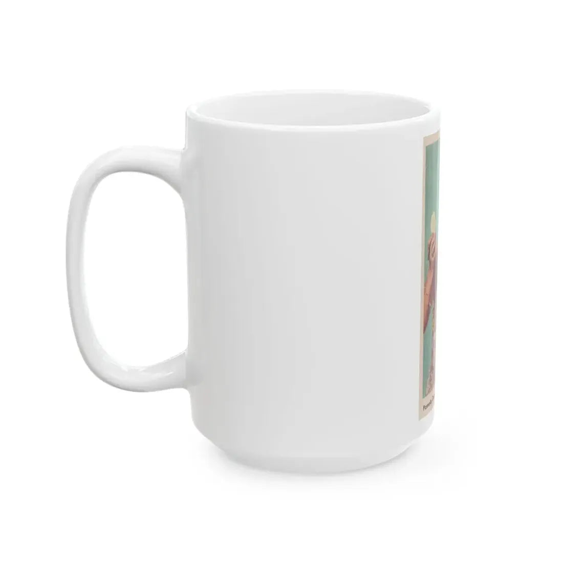 Pamela Duncan #34 - 2.25x4 Clipping (Vintage Female Icon) White Coffee Mug - Go Mug Yourself