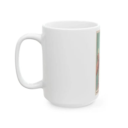 Pamela Duncan #34 - 2.25x4 Clipping (Vintage Female Icon) White Coffee Mug - Go Mug Yourself