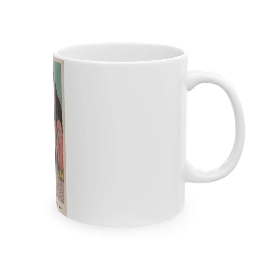 Pamela Duncan #34 - 2.25x4 Clipping (Vintage Female Icon) White Coffee Mug - Go Mug Yourself