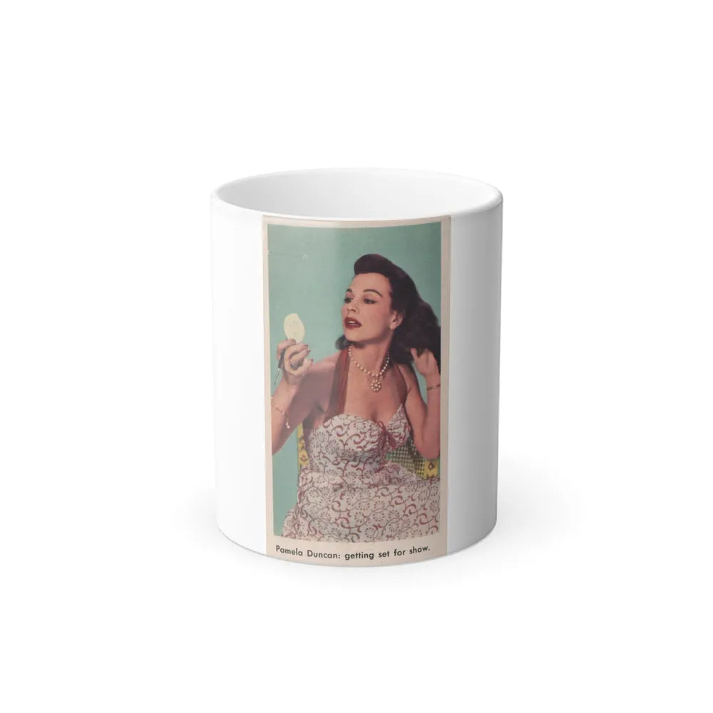Pamela Duncan #34 - 2.25x4 Clipping (Vintage Female Icons) Color Changing Mug 11oz-11oz-Go Mug Yourself