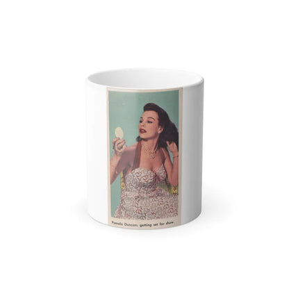 Pamela Duncan #34 - 2.25x4 Clipping (Vintage Female Icons) Color Changing Mug 11oz-11oz-Go Mug Yourself