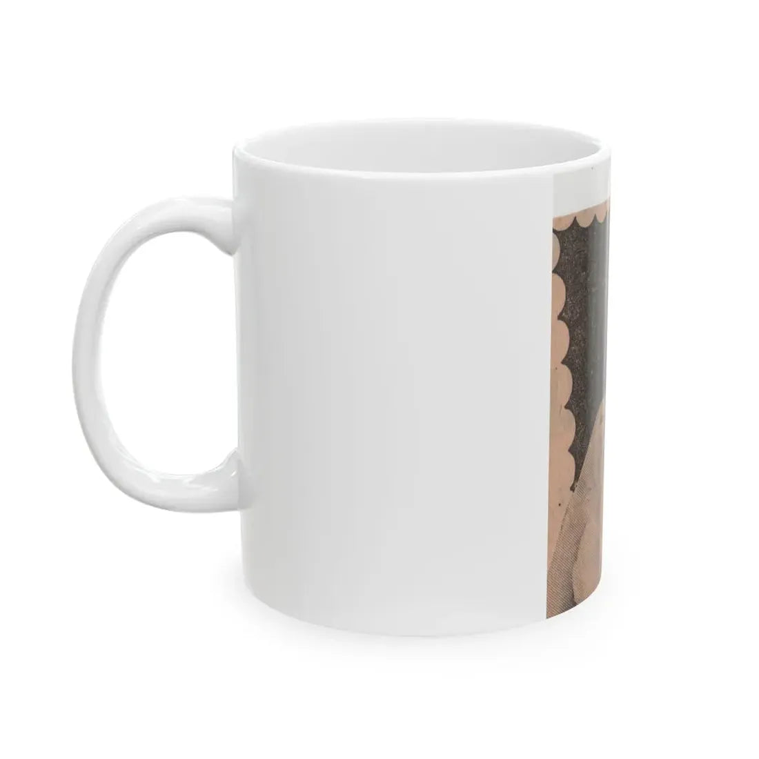Pamela Duncan #35 - 3x2 Clipping (Vintage Female Icon) White Coffee Mug - Go Mug Yourself