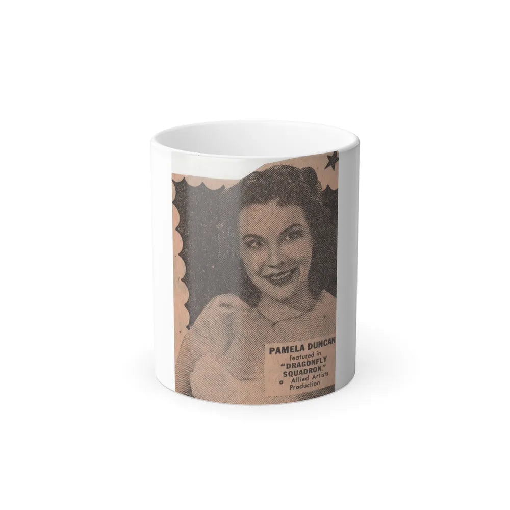 Pamela Duncan #35 - 3x2 Clipping (Vintage Female Icons) Color Changing Mug 11oz-11oz-Go Mug Yourself