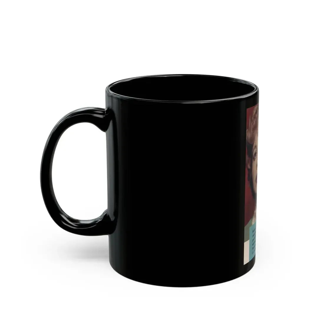 Pamela Duncan #36 - 2.5x4 Clipping (Vintage Female Icon) Black Coffee Mug - Go Mug Yourself