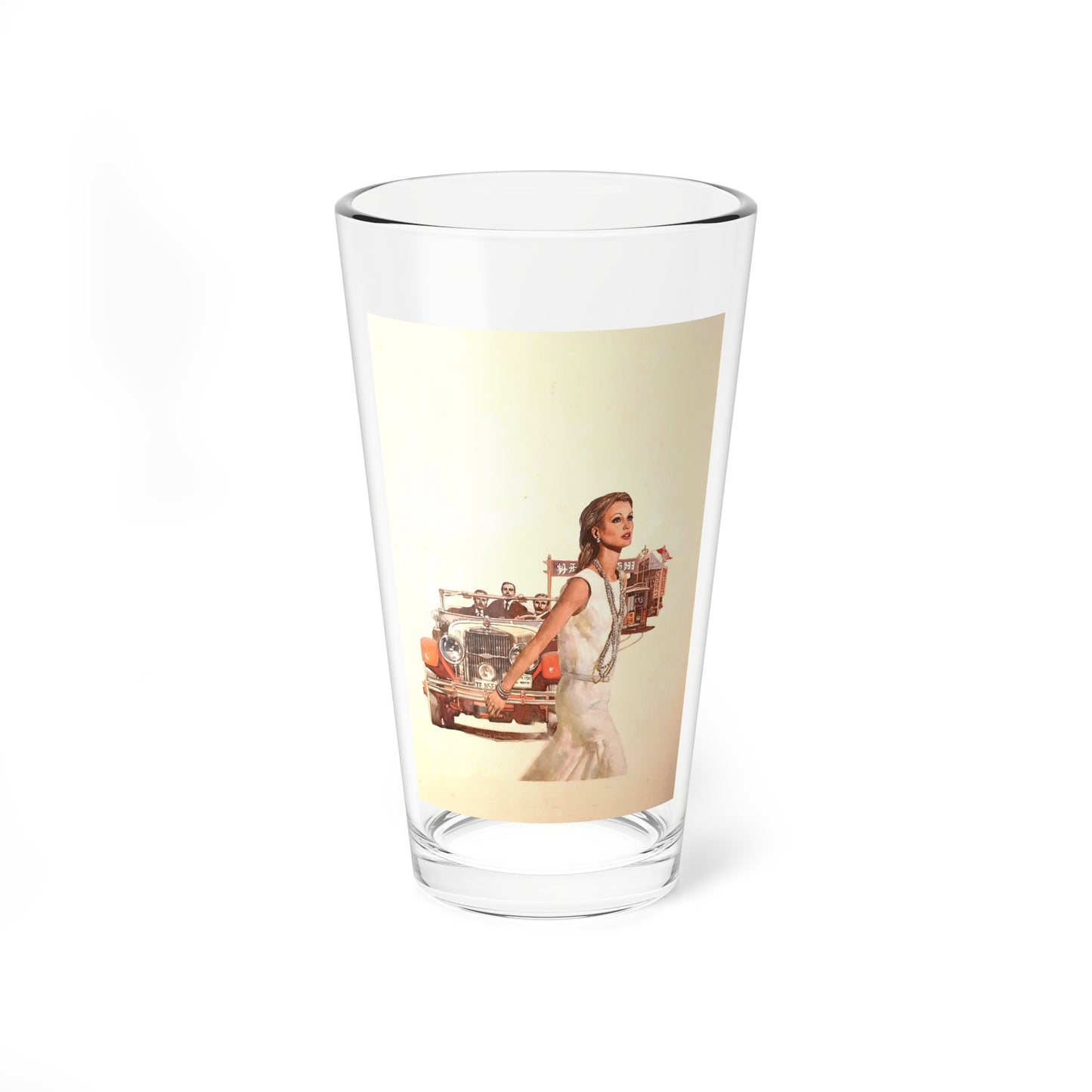 Pamela Longfellow - China Blues, Grafton edition, 1990 (Magazine Illustration) Pint Glass 16oz-16oz-Go Mug Yourself