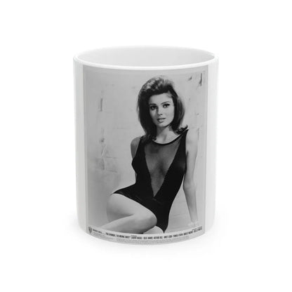 Pamela Tiffin #06 (Vintage Female Icon) White Coffee Mug-11oz-Go Mug Yourself