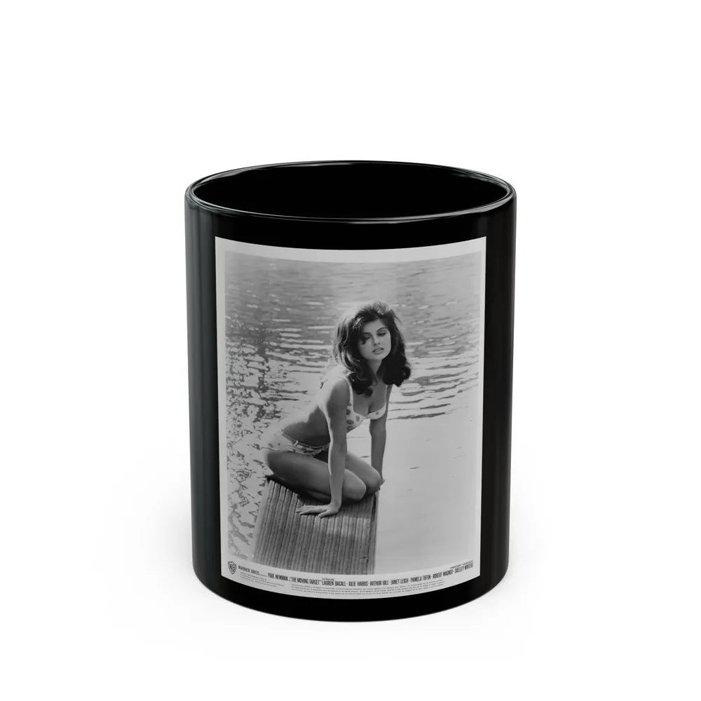 Pamela Tiffin #08 (Vintage Female Icon) Black Coffee Mug-11oz-Go Mug Yourself