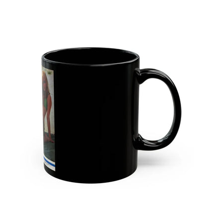 Pamela Tiffin #10 (Vintage Female Icon) Black Coffee Mug-Go Mug Yourself