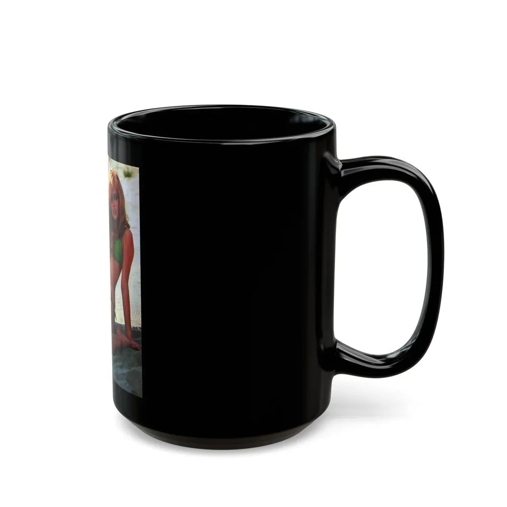 Pamela Tiffin #102 (Vintage Female Icon) Black Coffee Mug-Go Mug Yourself