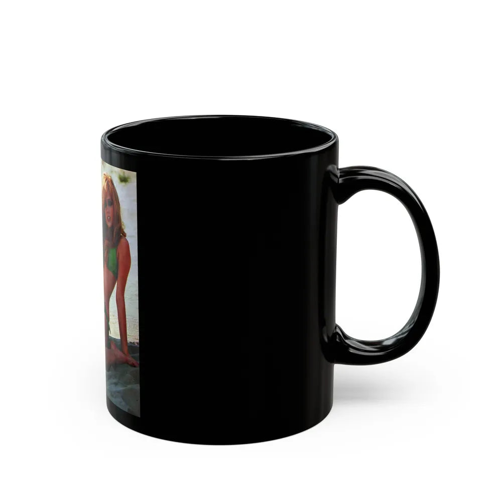 Pamela Tiffin #102 (Vintage Female Icon) Black Coffee Mug-Go Mug Yourself