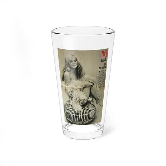Pamela Tiffin #110 - Mag. Cover (Vintage Female Icon) Pint Glass 16oz 16oz - Go Mug Yourself