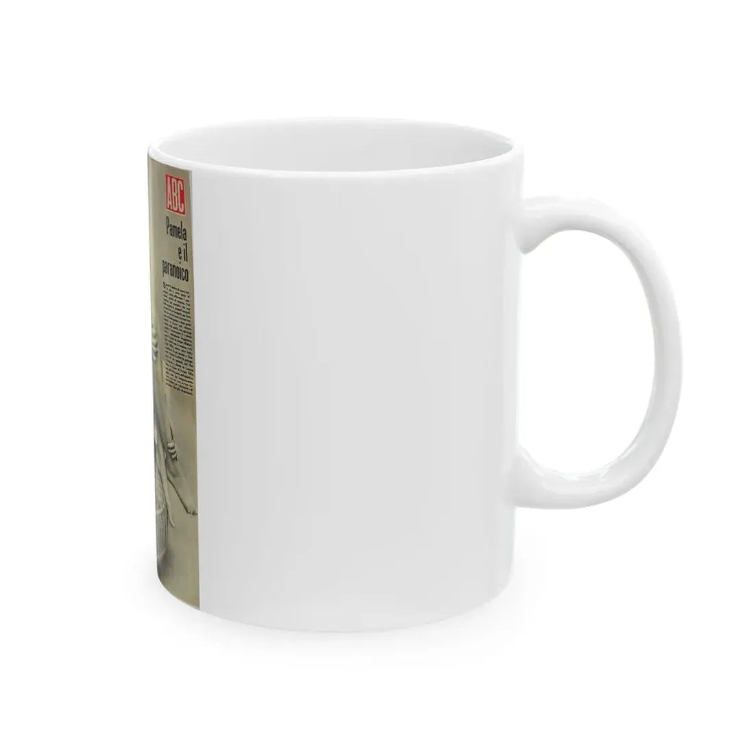 Pamela Tiffin #110 - Mag. Cover (Vintage Female Icon) White Coffee Mug - Go Mug Yourself