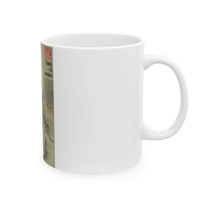 Pamela Tiffin #110 - Mag. Cover (Vintage Female Icon) White Coffee Mug - Go Mug Yourself