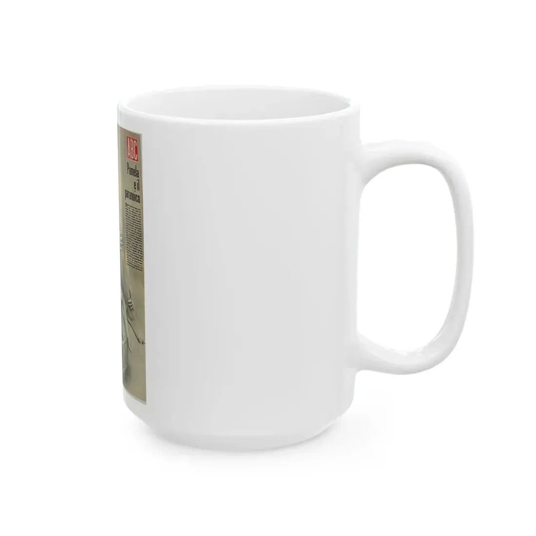 Pamela Tiffin #110 - Mag. Cover (Vintage Female Icon) White Coffee Mug - Go Mug Yourself
