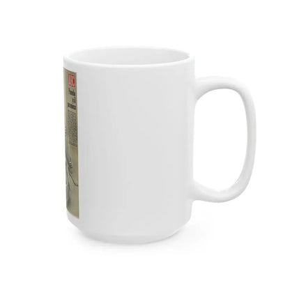 Pamela Tiffin #110 - Mag. Cover (Vintage Female Icon) White Coffee Mug - Go Mug Yourself