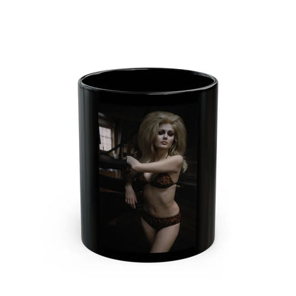 Pamela Tiffin #116 (Vintage Female Icon) Black Coffee Mug-11oz-Go Mug Yourself