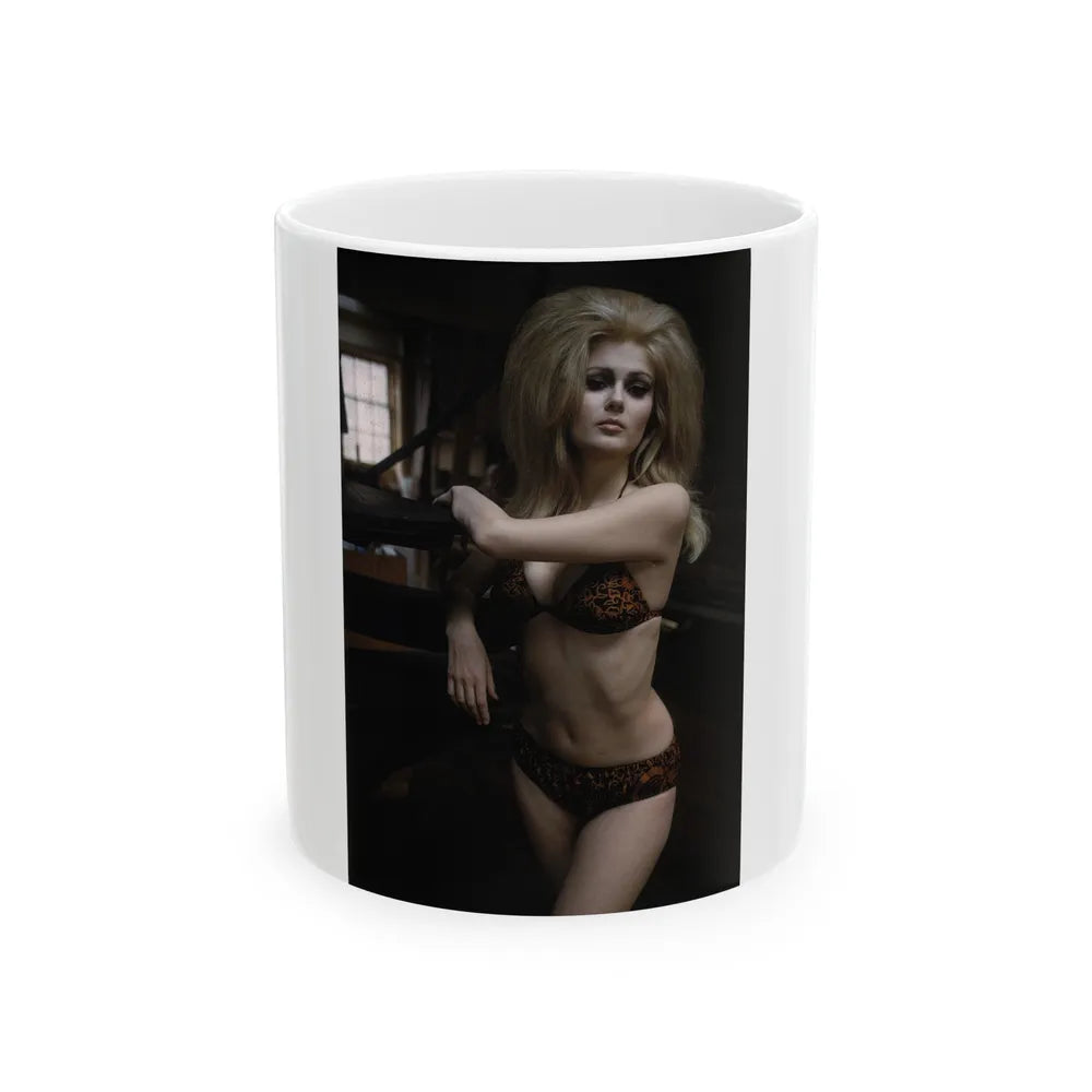 Pamela Tiffin #116 (Vintage Female Icon) White Coffee Mug-11oz-Go Mug Yourself