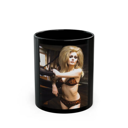 Pamela Tiffin #1161 (Vintage Female Icon) Black Coffee Mug-11oz-Go Mug Yourself