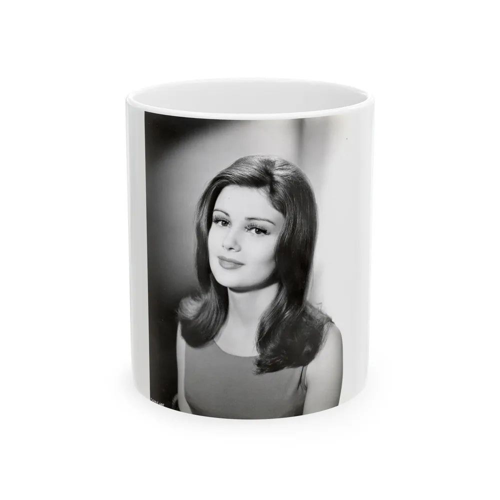 Pamela Tiffin #123 (Vintage Female Icon) White Coffee Mug-11oz-Go Mug Yourself