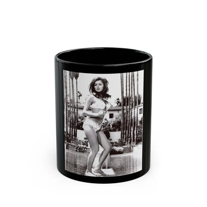 Pamela Tiffin #1251 (Vintage Female Icon) Black Coffee Mug-11oz-Go Mug Yourself