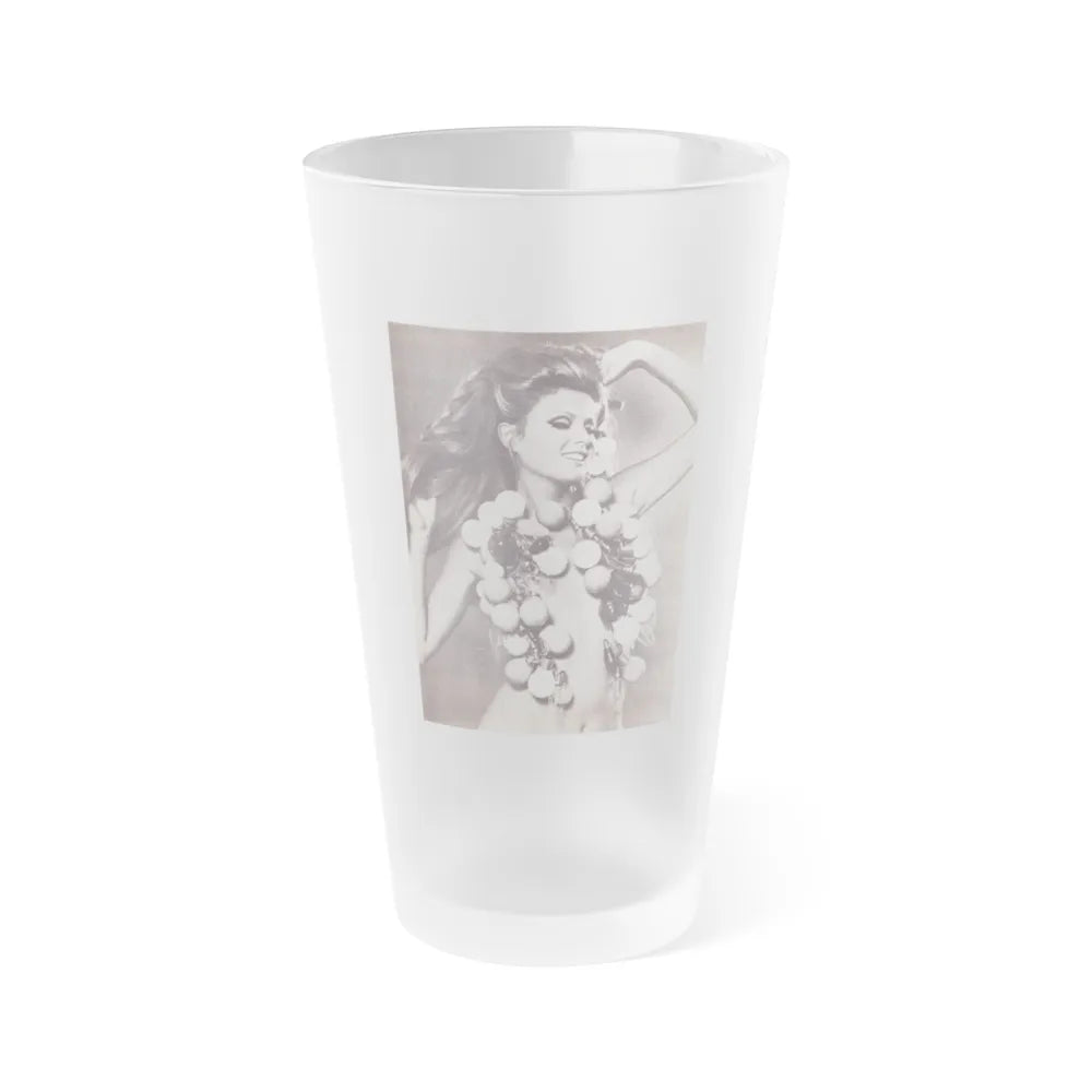 Pamela Tiffin #126 (Vintage Female Icon) Frosted Pint Glass 16oz-16oz-Frosted-Go Mug Yourself